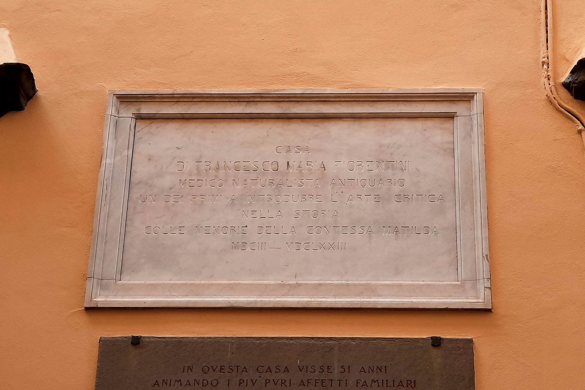 Francesco Maria Fiorentini's memorial tablet, Lucca - 04.jpg